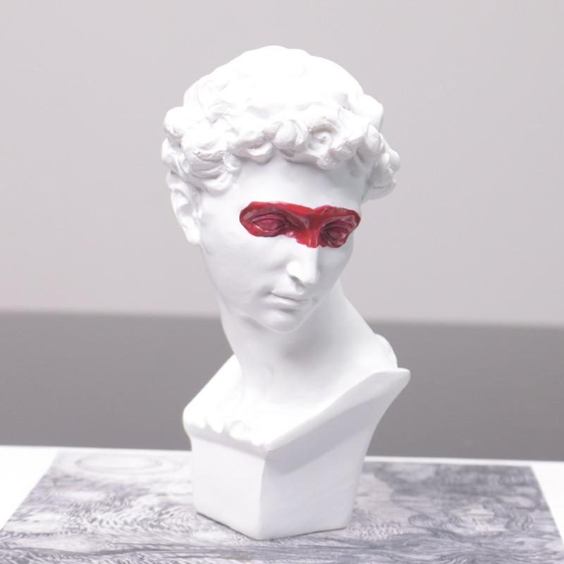 Modern Simple Geometric Metal Creative Arch Ornaments Living Room Study Model Room Grid Ornaments Soft Decorations