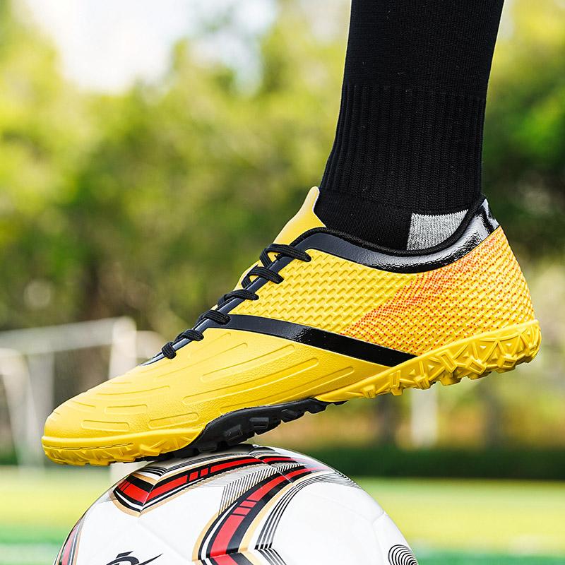 Модные мужские футбольные бутсы TF/FG, нескользящие, для игры на траве, кроссовки для тренировок, высококачественные, удобные, уличные кроссовки, трендовые футбольные бутсы
