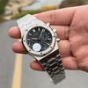 Мужские автоматические механические часы AP Royal Oak 15407, водонепроницаемые, с люминесцентным стальным ремешком
