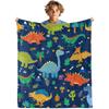 Kids Dinosaur Blanket Blanket Boys Flannel Dinosaur Blanket Easter Halloween Gift