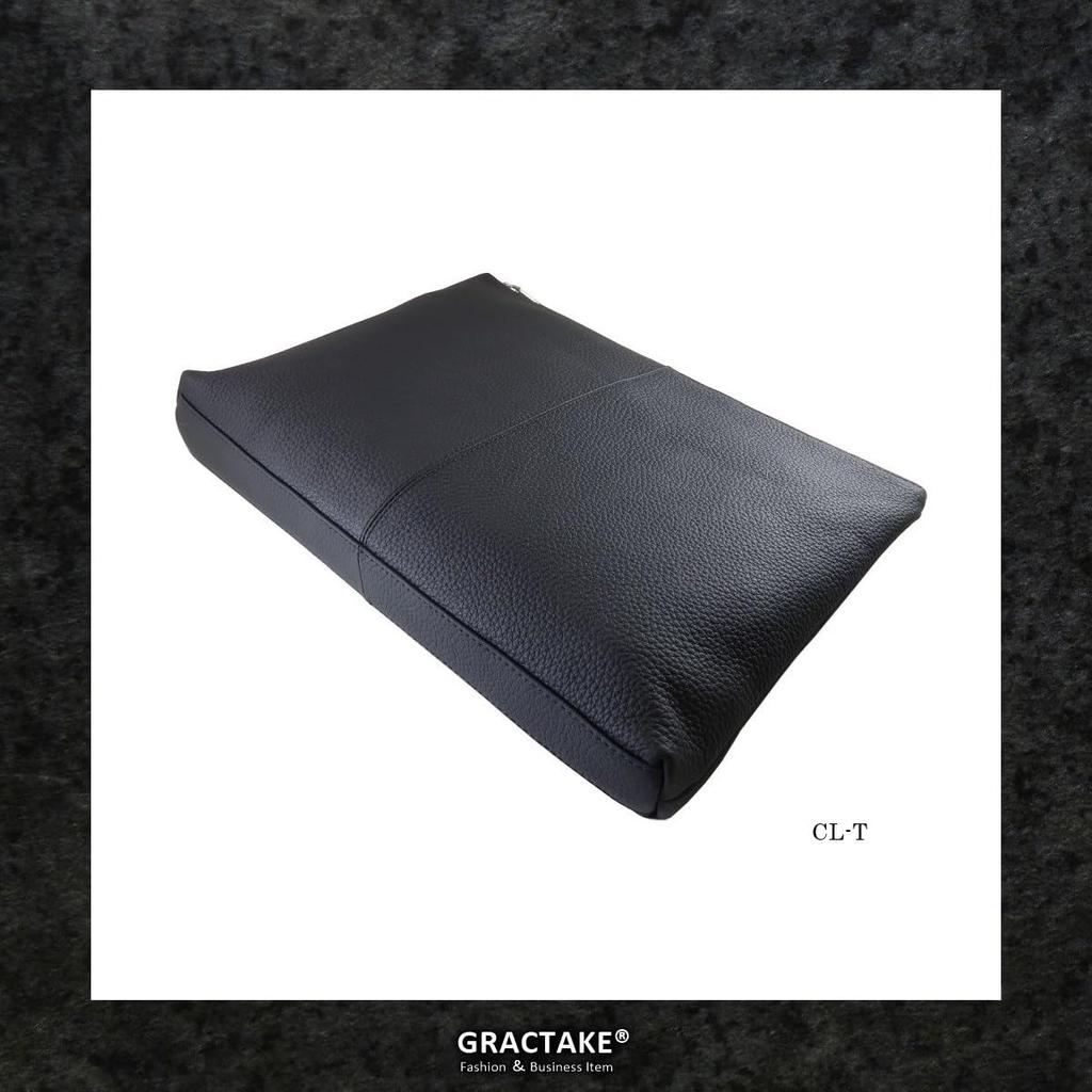 Широкая сумка-клатч 35 см из натуральной кожи, большая сумка, вторая сумка, держатель для документов формата А4, свадьба [GRACTAKE] мужская CL-T2