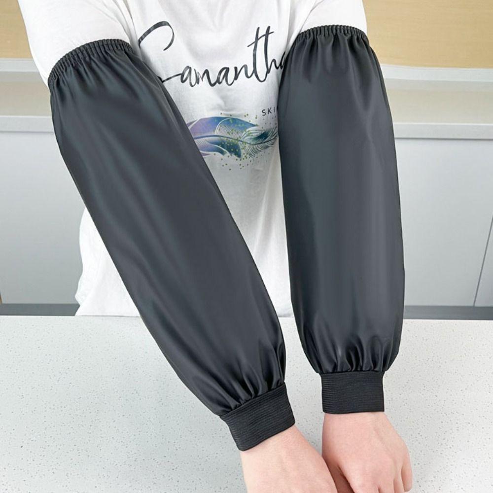 1Pair Thick Waterproof Sleeve Multi-function Working Arm Protector Reusable Oil-Proof Sleeve