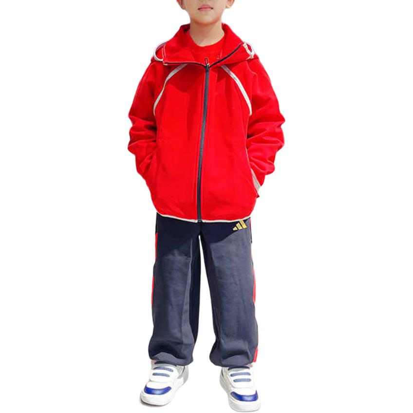 adidas Куртка JK KN JKT HOODY Энергичный красный Цвет для детей от 3 до 7 лет JN4376