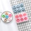 6 Holes Baking Mold Non-stick Reusable Food Grade Fondant Cake Chocolate Dessert DIY Silicone Mould Kitchen Gadget
