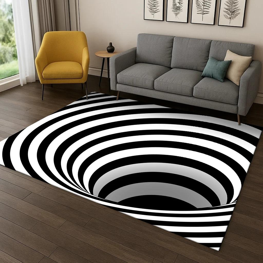 3D Мозаика Визуальная Геометрия Иллюзия Ковер для Игровой Гостиной Спальни Кухни Придверный Коврик Декор Ковры для Гостиной