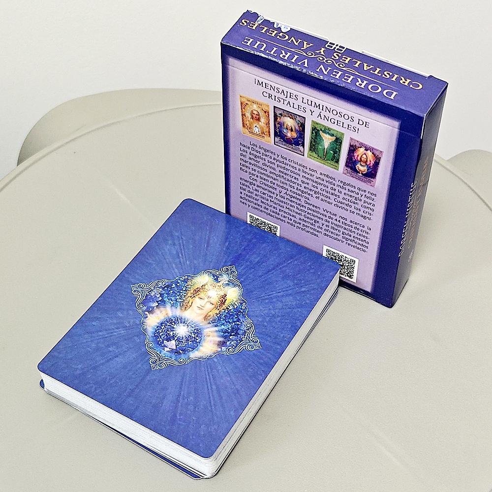 10,5*7,5 см колода оракулов Crystal Angels 44 шт. карты оракула испанское издание