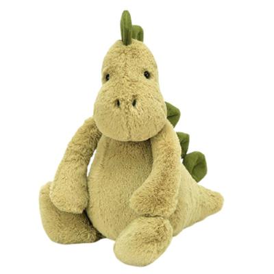 Jellycat Серия Динозавры Животное Стеснительный Динозавр Компаньон Зеленая Кукла Плюшевая Фигурка 18см/31см/67см/51см/108см Высота