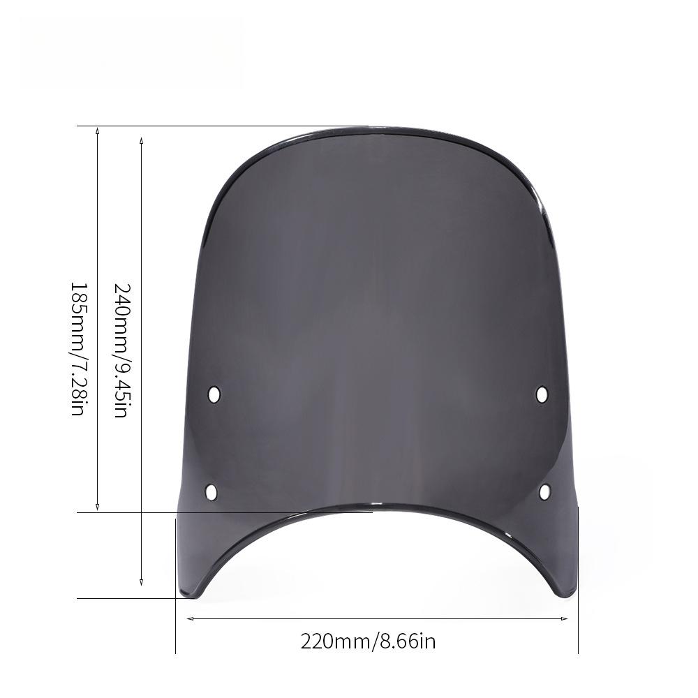 Для мотоцикла CFMOTO 450CL-C Ветровое стекло Ветровое стекло CF-MOTO 450CLC 450 CL-C CLC Боббер Передний Ветрозащитный Дефлектор Воздушного потока Кронштейн