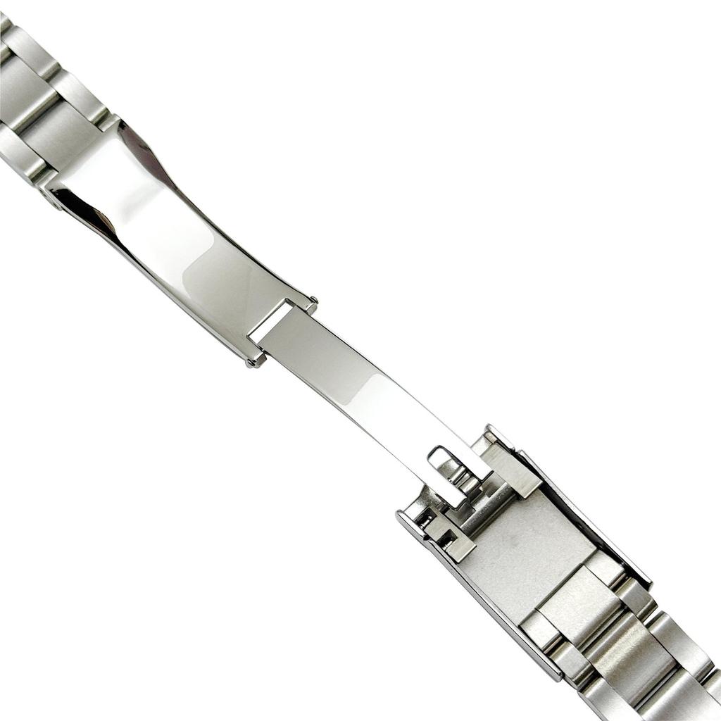 Нержавеющая сталь, ремешок для часов с изогнутым концом для Rolex Submariner, Datejust, Oyster Perpetual, Daytona - Подходит для 20 мм и 21 мм