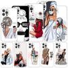 Мягкий чехол Girl Boss Female Coffee для iPhone 11 12 13 Mini 14 Pro Max Apple Phone Cover X XS XR SE 7 Plus 8 + 6 6S 5S Funda Coqu