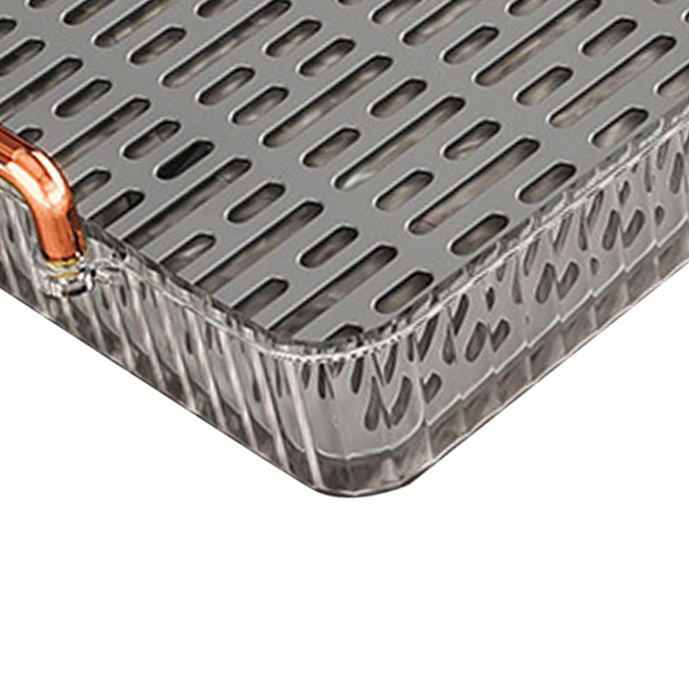 With Handles Water Drainage Tray Non Slip Double Layer Tray Durable Tea Serving Tray Coffee Table