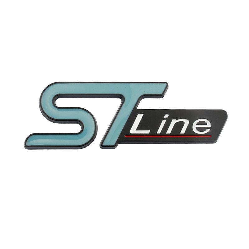 Модифицированные металлические наклейки Stline для автомобиля, наклейки для украшения кузова автомобиля, подходящие для нового Ford Focus