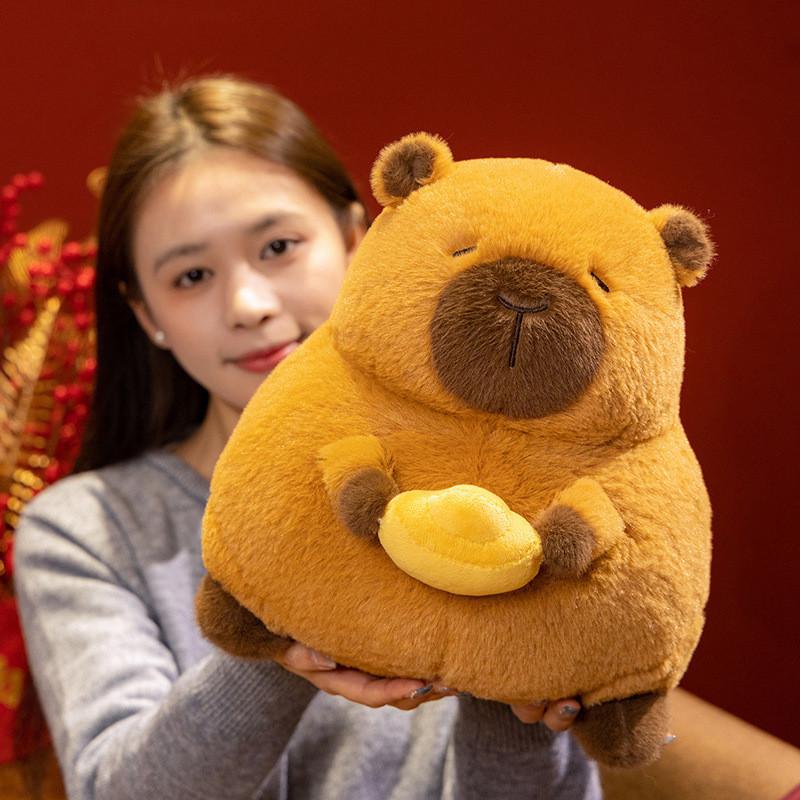 Adorable Cartoon Capybara Plush Toy For Girls Perfect For Living Room Decoration