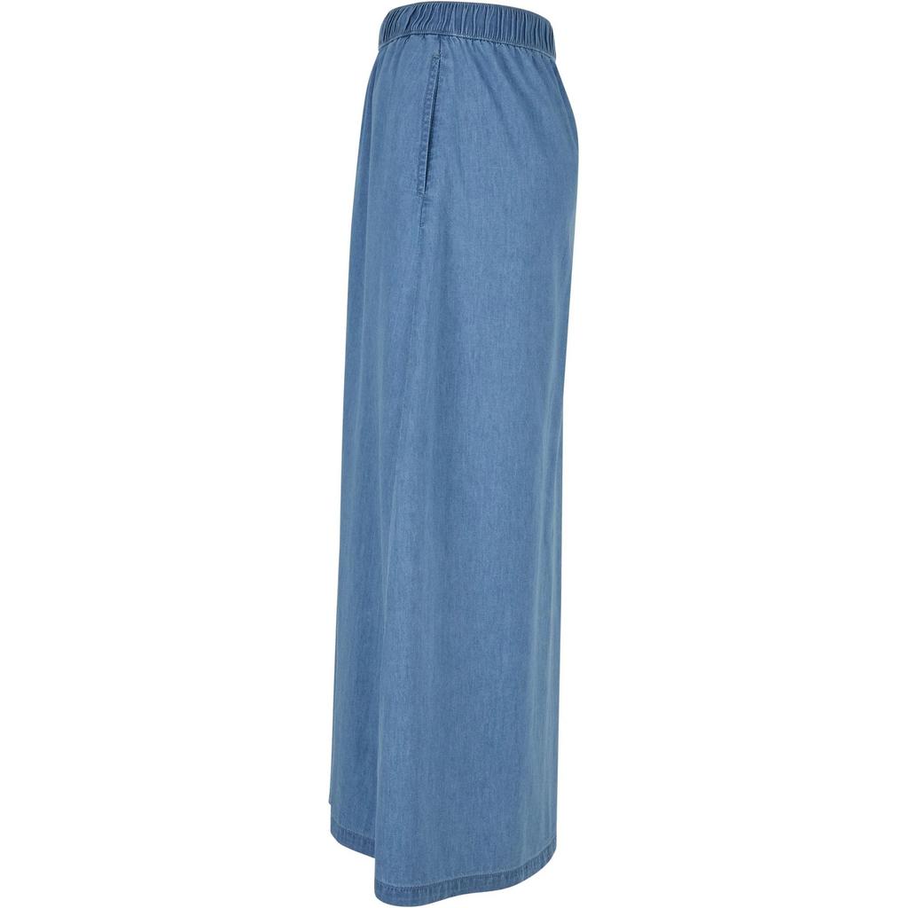 Urban Classics Womens/Ladies Denim Lightweight Wide Maxi Skirt