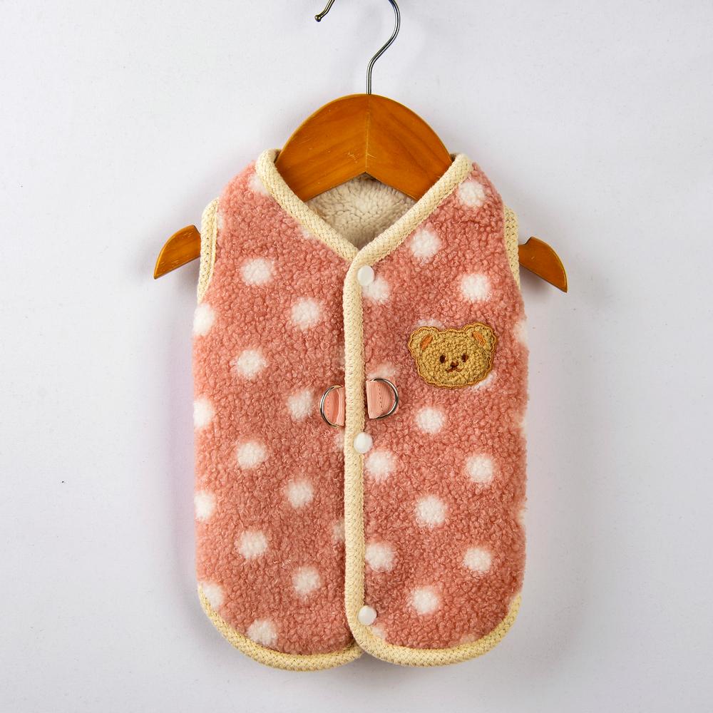 Теплый утолщенный свитер для щенков маленьких собак зимняя одежда для домашних животных с пряжкой померанский шпиц пудель пальто кардиган mascotas одежда