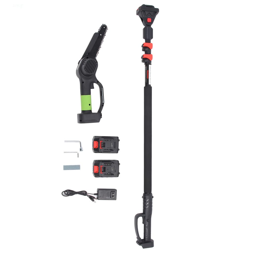 6-дюймовая цепная пила, аккумуляторная электрическая обрезная пила, промышленные принадлежности с выдвижной штангой 8,20 футов 2