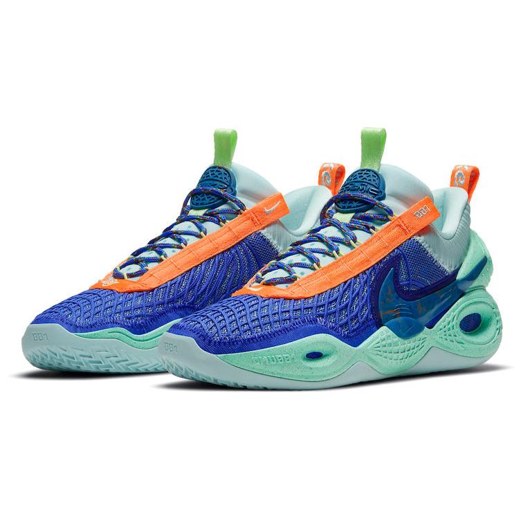 Nike Cosmic Unity EP 'Amalgam' (Unisex) Sapphire / Atomic Orange / Glacier Blue / Green Glow Basketball Shoes DD2737 500