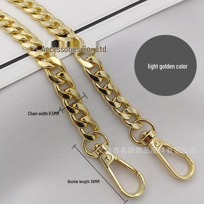 Women's Aluminum Chain Shoulder Bag Strap - DIY Woven Handbag Accessories