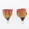 Набор из 2 шт. Подвески с засушенными цветами из смолы, Фурнитура для изготовления ювелирных изделий, Шармы для ожерелья, браслета