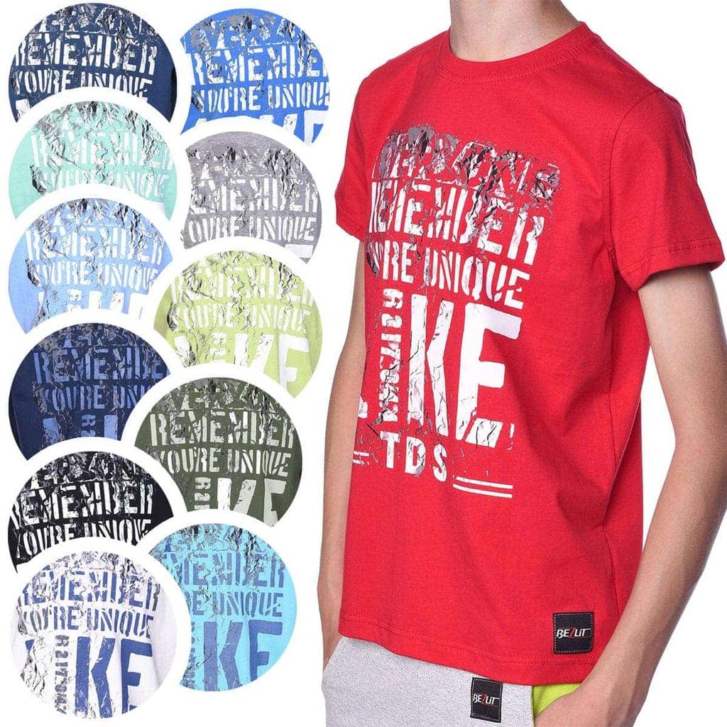 Футболка для мальчика с мотивным принтом