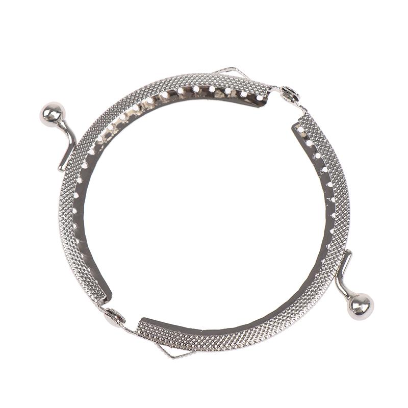 Круглый металлический каркас 8,5 см, кошелек с ручкой, клатч, сумка с застежкой, фурнитура для сумок