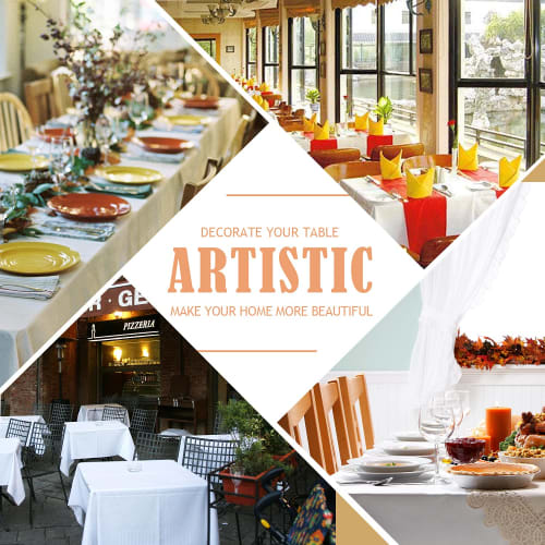 SEASHORE TREE Стильная скатерть, 140x180см, Ткань типа лен, Подкладка на обеденный стол, Защита стола, Водоотталкивающая, Водонепроницаемая, Плотная, Однотонная, Ва