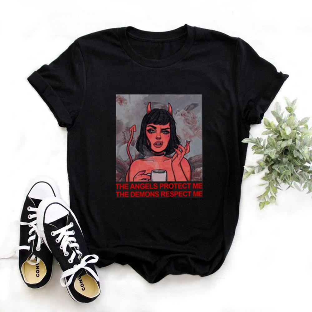 Women Black Cotton T Shirt Summer Short Sleeve Harajuku Tshirt Girl S T Shirts Black