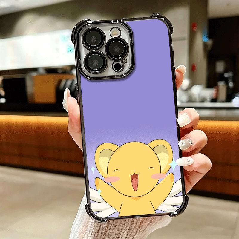Cardcaptor Sakura Милая Девочка Мягкий Чехол Для Телефона Для iPhone 15 16 17 Air 14 Pro Max 16E Plus 13 12 Mini Покрытие Противоударные Fundas