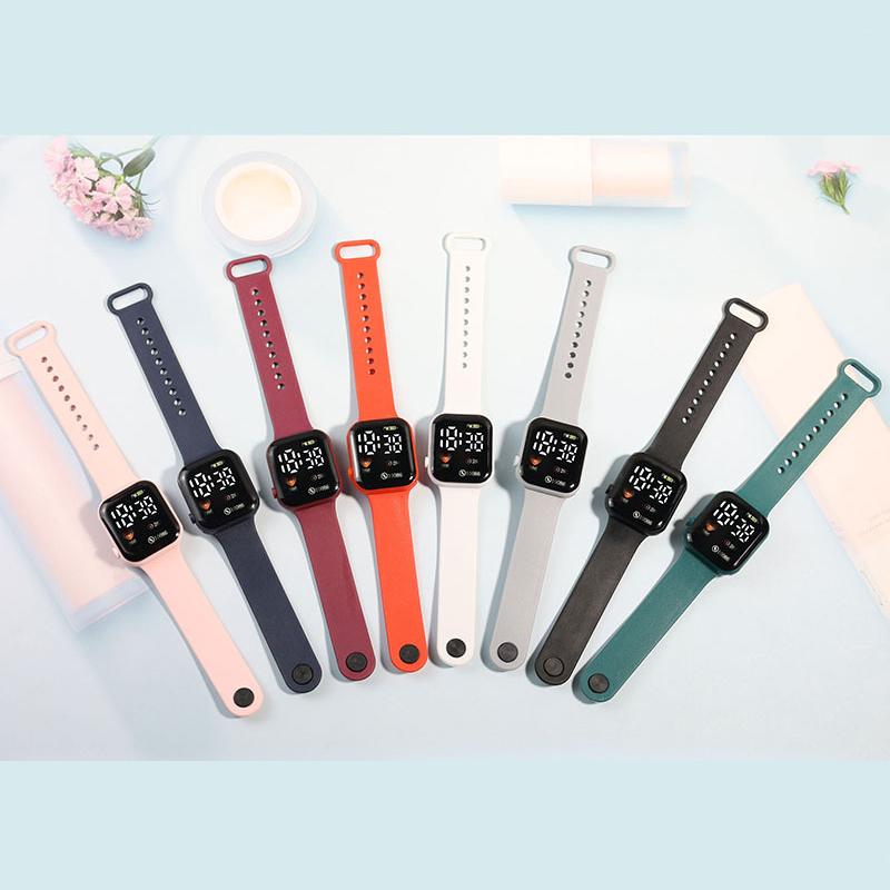 Led Digital Display Waterproof Electronic Watch Smart Watch Sport Fitness Led Waterproof Children Watch Children Universal