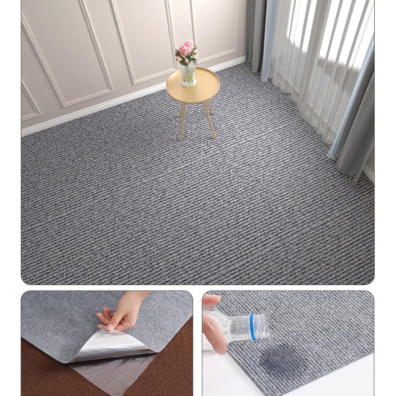 Modern Self-Adhesive Non-Slip Patchwork Carpet for Living Room and Bedroom
