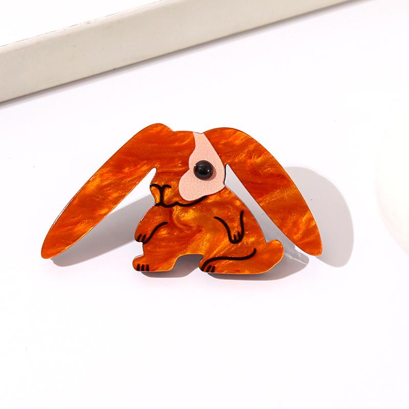 1 шт. Аксессуары для одежды, женские акриловые броши в виде кролика, милая детская брошь в виде кролика ручной работы