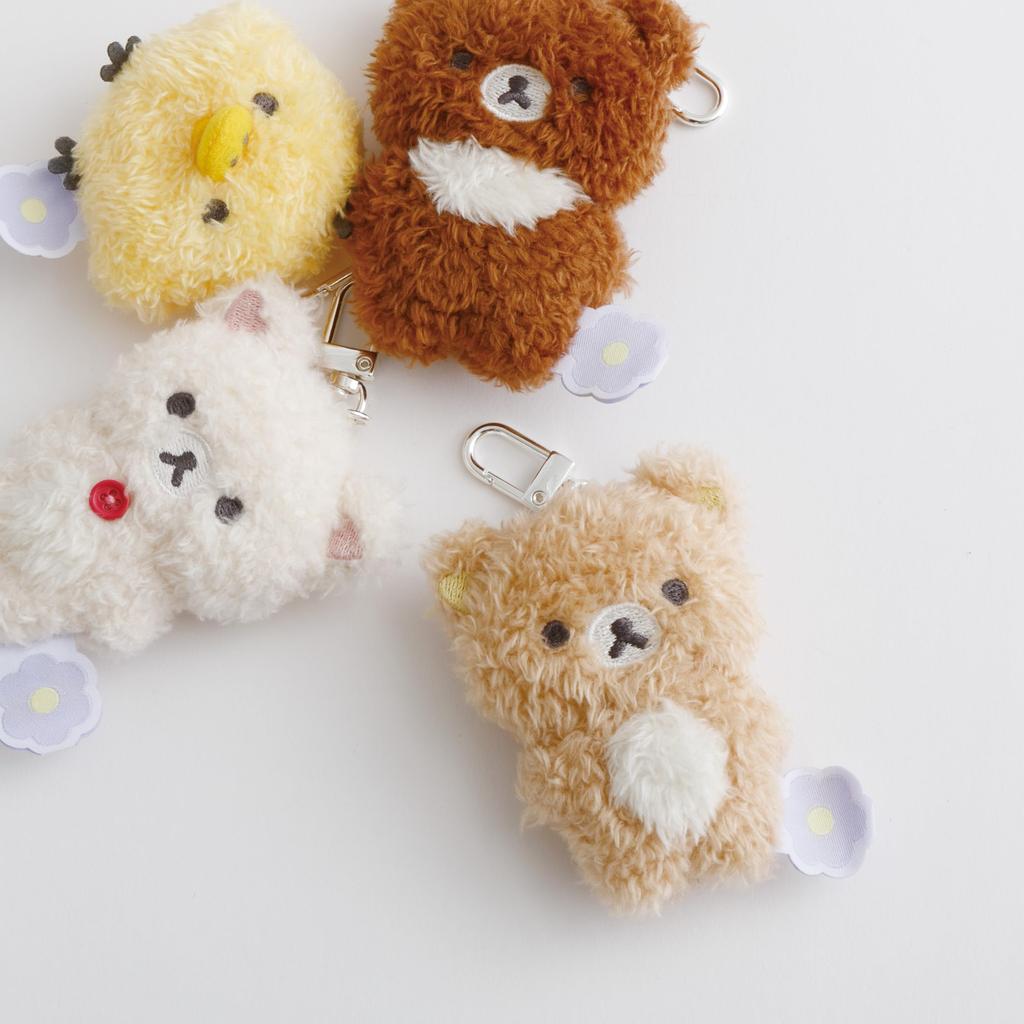 San-X Rilakkuma Подвесная плюшевая игрушка, Chairoikoguma MV13501