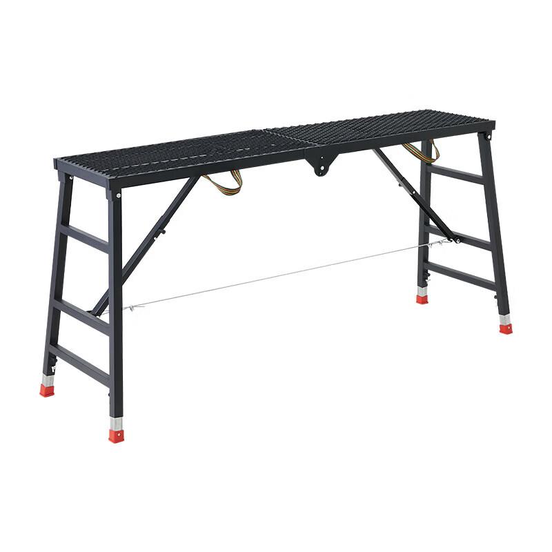 JINGGENG Upgraded Folding Adjustable Scaffold Stool