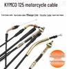 Kymco GY6WH125 Hao Mai Princess Throttle, Front Hand/Foot Brake, Rear Brake, Disc & Drum Cable Assembly