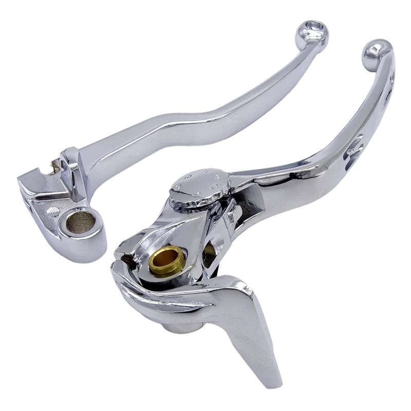 Рычаги тормоза для мотоциклов, левая и правая ручка, черный/серебристый, аксессуары для мотоциклов для 06-08 SUZUKI GSXR 600 750 05-06 GSXR 1000