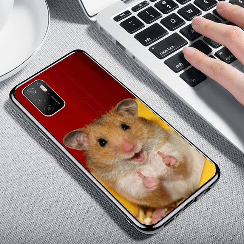 Cute Lovely Pet Hamster Phone Case For Xiaomi Poco X7 X6 X5 Pro F7 Ultra Redmi 15C 15 13C 13 12C 12 10 10A 10C 9 9A 9C 9T Cover