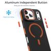 For iPhone 17 Pro Magnetic Case Skin-Touch TPU Acrylic Phone Back Cover with Lens Protector Kickstand