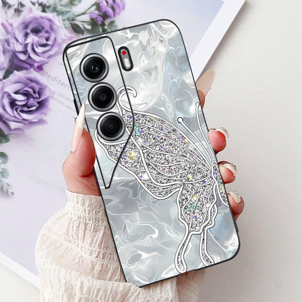 Для Tecno Camon 40 Pro 4G Чехол CM6 Милый Кот Модные Цветы Крутая Расписная Задняя Крышка Для Tecno Camon 40 Pro 4G Чехол для Телефона Funda