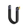 240 Вт 40 Гбит/с USB4 90-градусный угловой USB C кабель Thunderbolt 4 угловой Type C кабель для SSD ноутбука Macbook угловой разъем