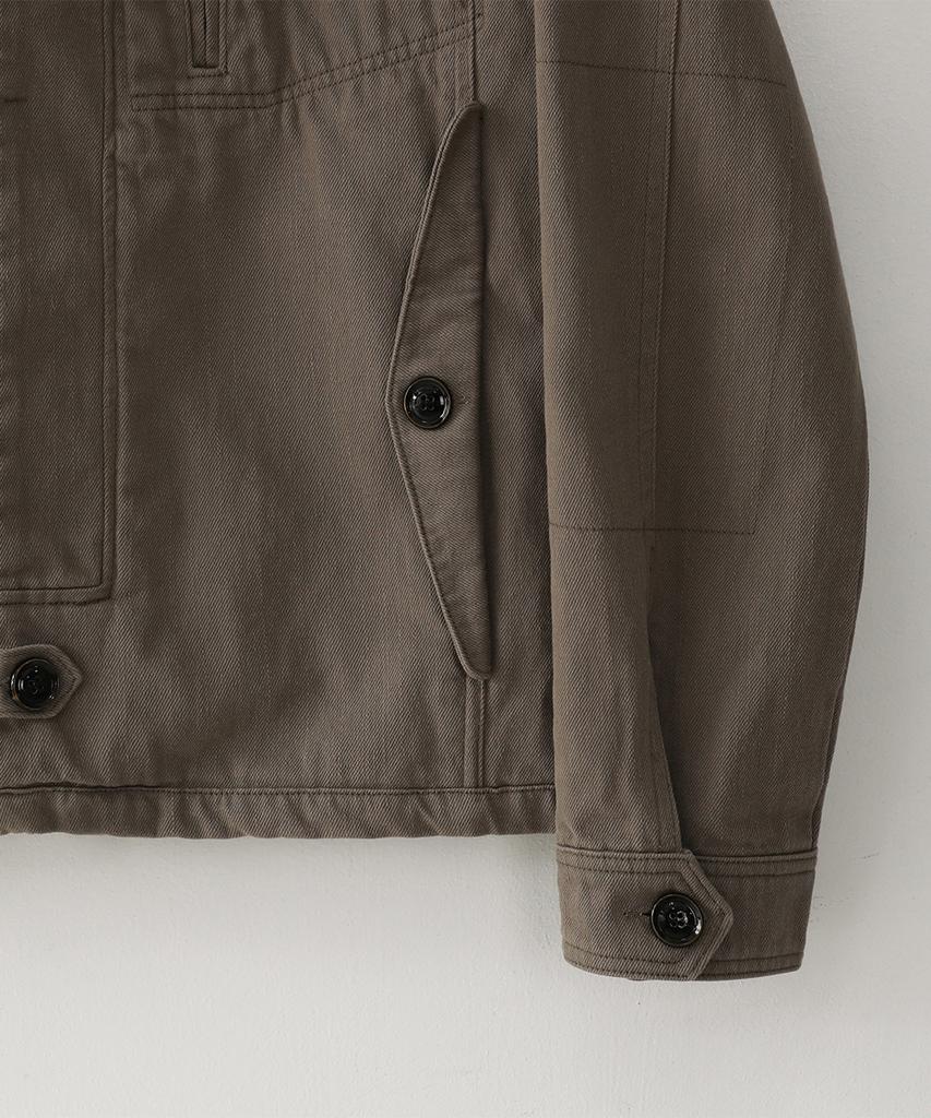 Bluesunflower Vintage Fade High-Neck Jacket