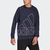Adidas Sweatshirts Men's Navy Blue Crew Neck Moderate Regular HB5086