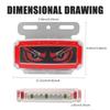Ultra-Bright Devil's Eye Truck Light RGB LED 24V Truck Side Marker Light  Universal Application