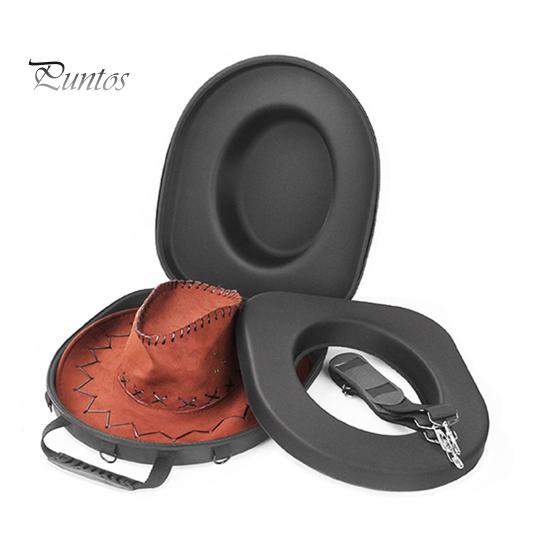 Сумка для хранения ковбойской шляпы, дорожный чехол для шляпы с ручкой, застежка-молния, водонепроницаемый держатель для ковбойской шляпы, дорожный жесткий чехол для шляпы