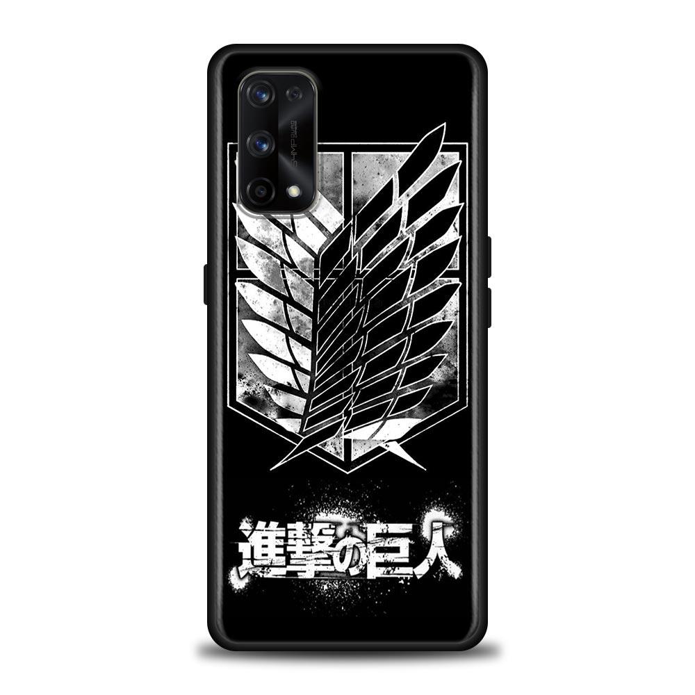 Чехол с аниме «Атака Титанов Эрен Йегер» для Realme C21Y C21 C25 C20 C15 C12 C11 C1 GT Master Neo Neo2 5G, силиконовые мягкие чехлы