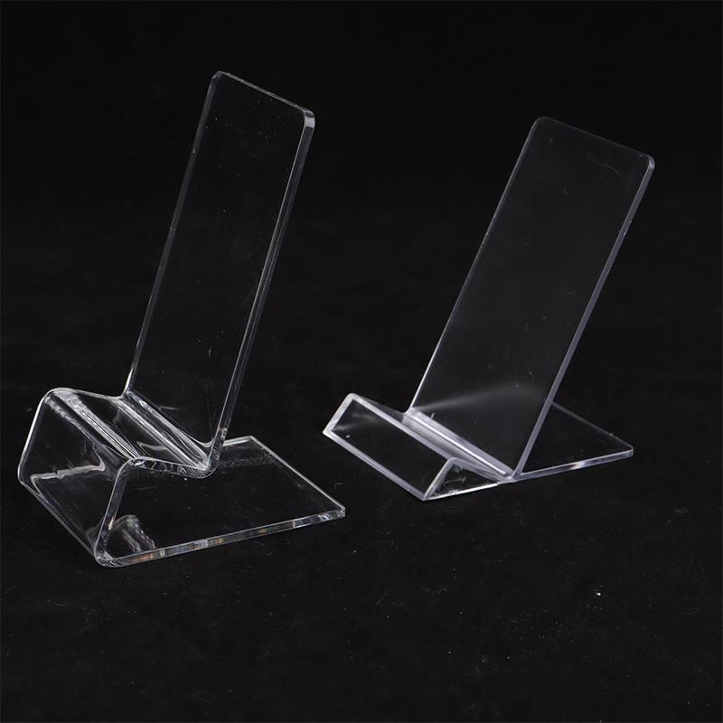 Прозрачный акриловый держатель для телефона, мини-портативная подставка для дисплея