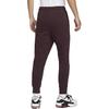 Nike Club Logo Embroidery Pattern Solid Color Elastic Waist Mid Rise Knit Casual Pants Men Pants Burgundy FQ4331-652