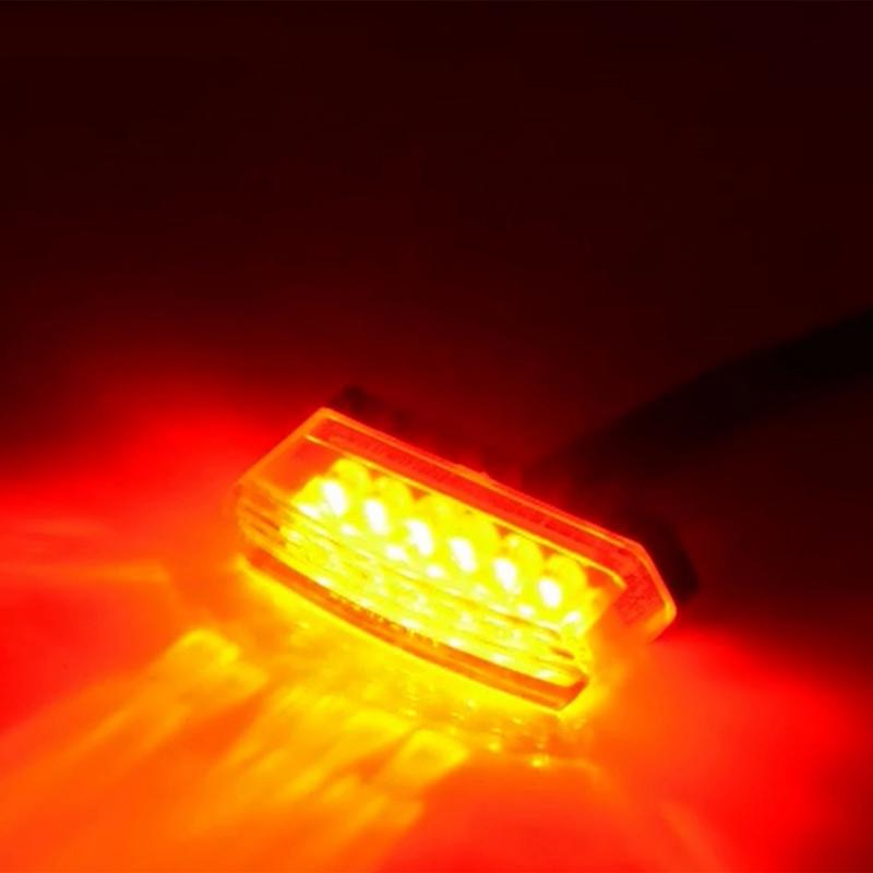 STONEGO 12V Светодиодный задний стоп-сигнал для мотоцикла, задний фонарь, аксессуары для подсветки номерного знака, декоративная лампа