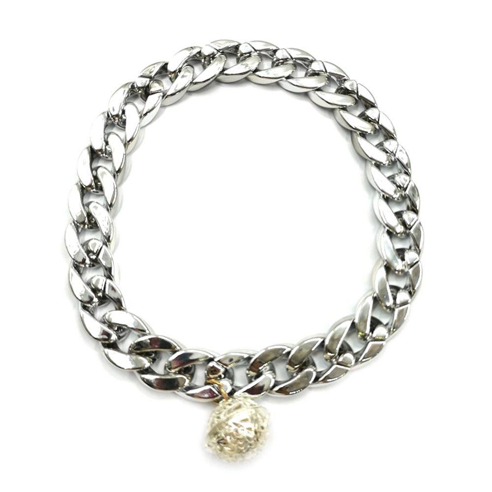 Party Dog Supplies Cat AccessoriesL Pet Necklace Dogs Collar Bulldog Pitbull Collar Cuban Chain