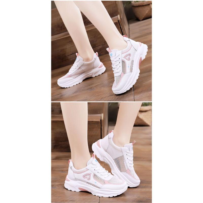 Новые женские кроссовки Little White Shoes весна корейская версия сетчатые легкие и удобные повседневные кроссовки