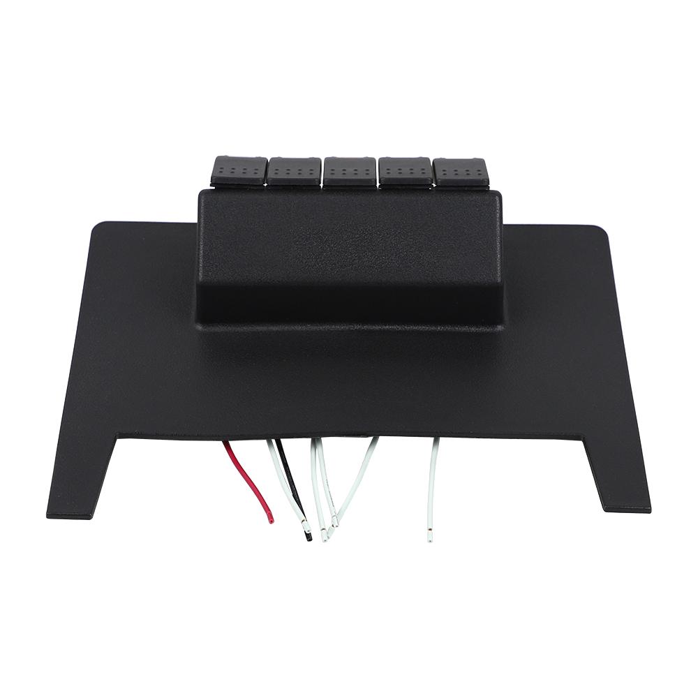 Lower Switch Panel 5 Rocker Style Switches for Jeep Wrangler JK 2/4WD Automatic 2011-2015